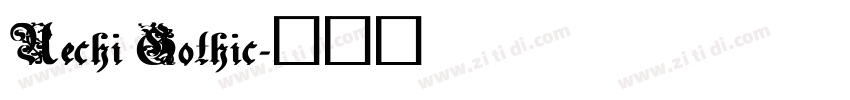 Uechi Gothic字体转换
